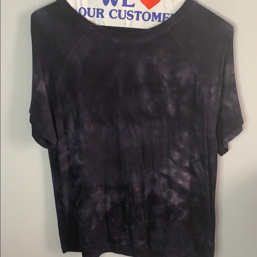 BLACK TIE DYE T-SHIRT